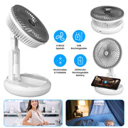 All in 1 Folding Desk Fan