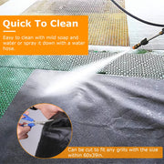 60x39in Under Grill Mat Folding Oil Absorbent Reusable Water Resistant Mat