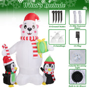 5.9FT Christmas Inflatable Outdoor Decoration