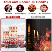 3Pack Christmas Flameless LED Candles