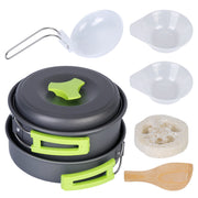 9Pcs Camping Cooking Ware Set