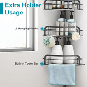 Rust-Resistant Corner Shower Caddy