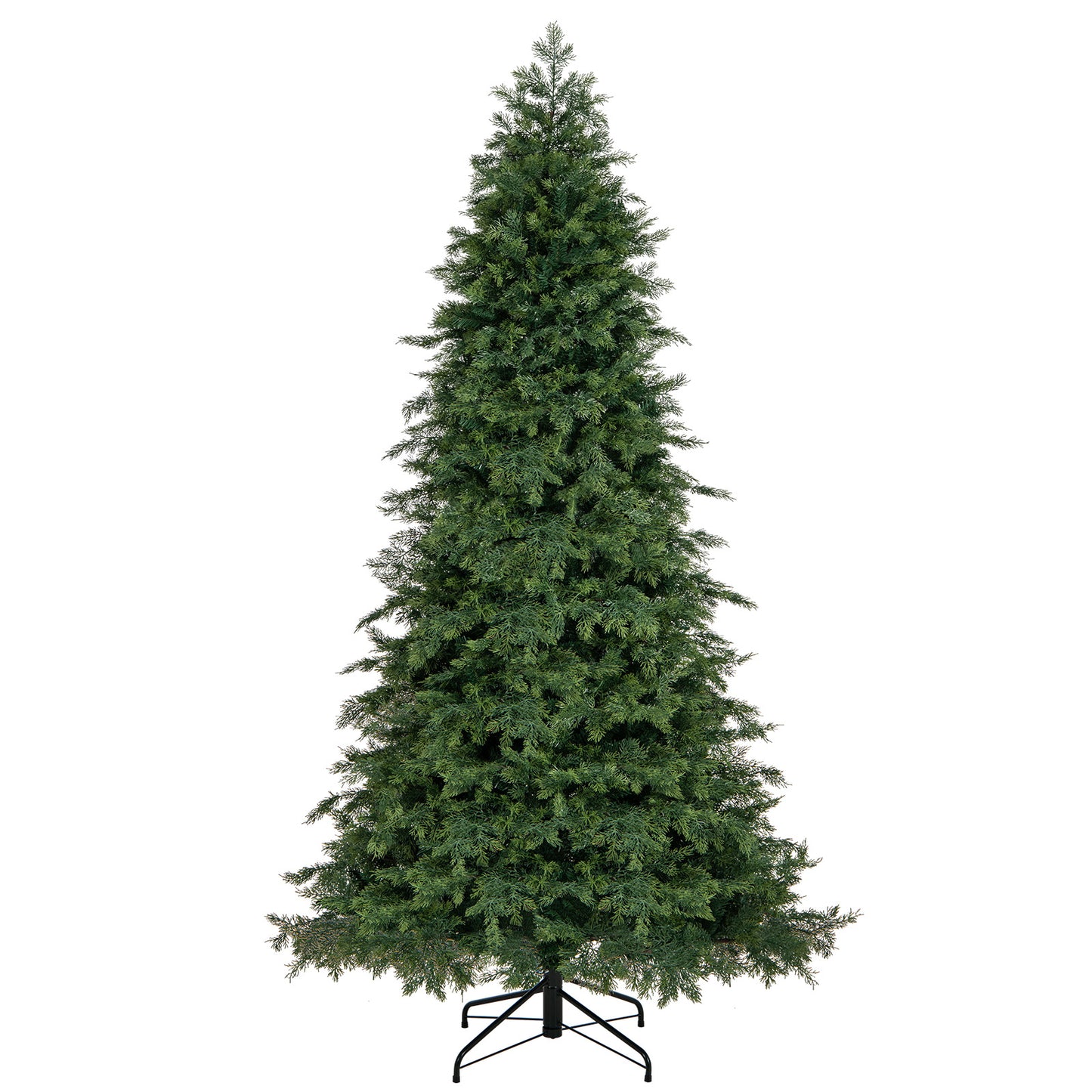 Artificial Christmas Tree Green Hinged Holiday Tree with 721/1019 Lush Branch Tips