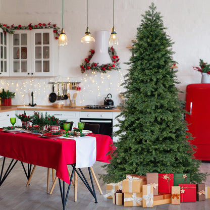 Artificial Christmas Tree Green Hinged Holiday Tree with 721/1019 Lush Branch Tips