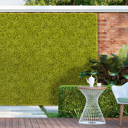 12 Pieces 20 x 20 inches Artificial Grass Wall Panels for Garden Yard Balcony