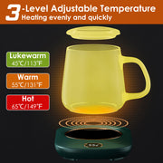 Electric Coffee Mug Warmer for Desk Auto Shut off USB Tea Milk Beverage Cup Heater