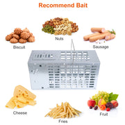 Humane Live Mouse Trap Reusable Metal Rat Rodent Cage