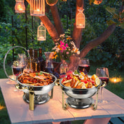 Buffet Server Set, 4.76QT Stainless Steel