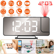 Projection Alarm Clock LED Digital Alarm Clock with Dual Alarms Snooze Function