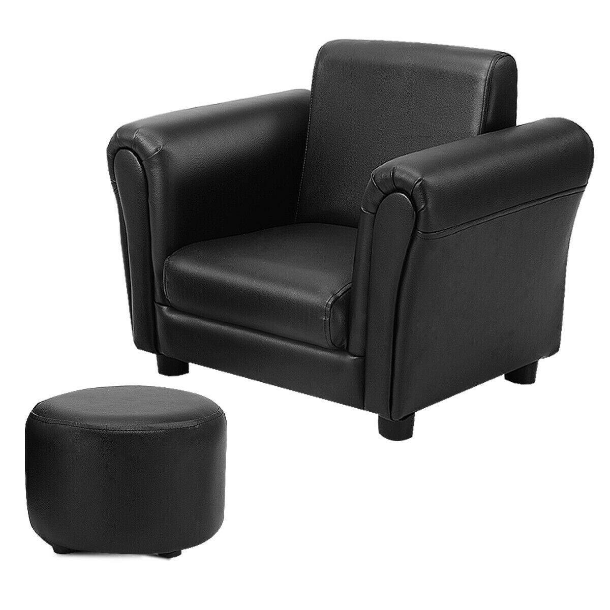 Kids Armrest Sofa with Ottoman