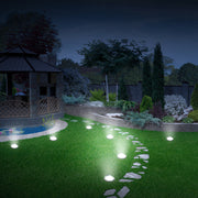 4Pcs Solar Powered Ground Light Outdoor