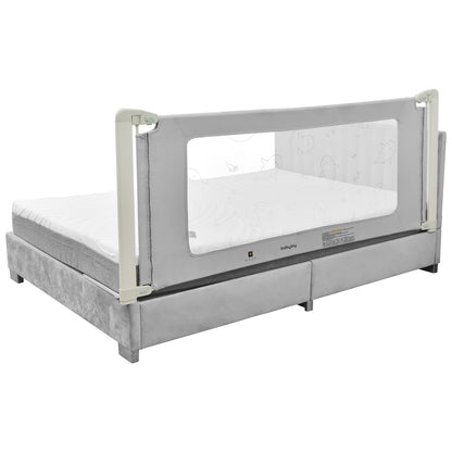 Bed Rail Guard for Toddlers Kid with Adjustable Height and Safety Lock-70 inch - 79 Inch