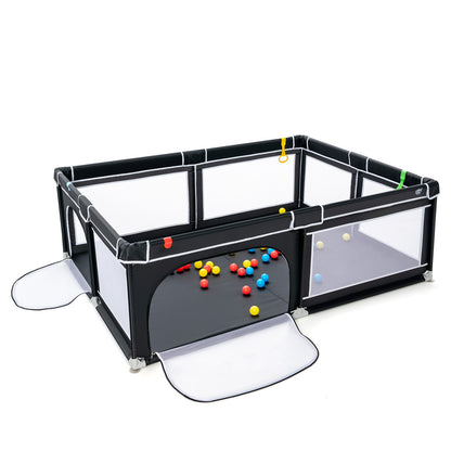 Extra-Large Safety Baby Fence with 50 Ocean Balls