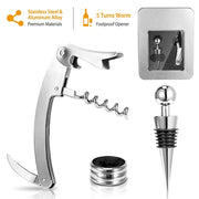 3Pcs Corkscrew Bottle Opener Set