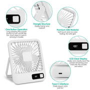 Rechargeable Battery Powered Personal Fan