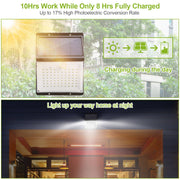 Solar Lights 88 LEDs Wall Lamps Outdoor 120° Motion Sensor