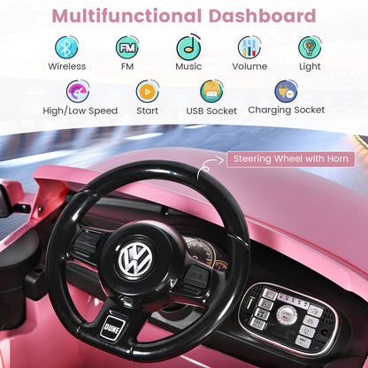 Volkswagen Beetle Kids Electric Ride On Car with Remote Control