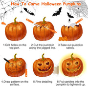 13Pcs Halloween Pumpkin Carving Kit
