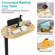 C-Shaped Bathtub Tray