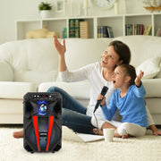 8” Wireless Party Speaker Subwoofer Bass Portable TWS Party Speaker
