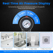 Electric Air Plunger with Pressure Display