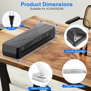 Fast Warm-Up A4 Laminator with Safety Features