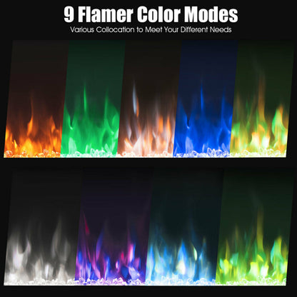 50" Electric Fireplace – Wall Mounted
