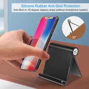Desktop Phone Stand Tablet Holder 100° Adjustable Multi-Angle for Smartphone Pad E-Reader
