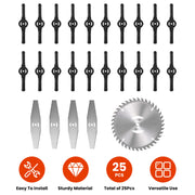 25Pcs Trimmer Blades Head