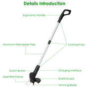 Electric Cordless Grass Trimmer