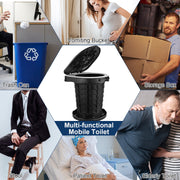 Portable Retractable Camping Toilet Kit