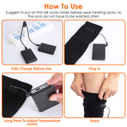 Electric Heated Socks for Men Women Battery Powered Heated Socks