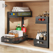 2Pcs Under Sink Organizer