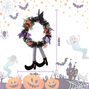 Halloween Witch Wreath
