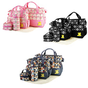 5PCS Baby Nappy Diaper Bags