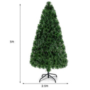 3' / 4' / 5' / 6' Fiber Optic Artificial PVC Christmas Tree-4 ft - 5 Ft
