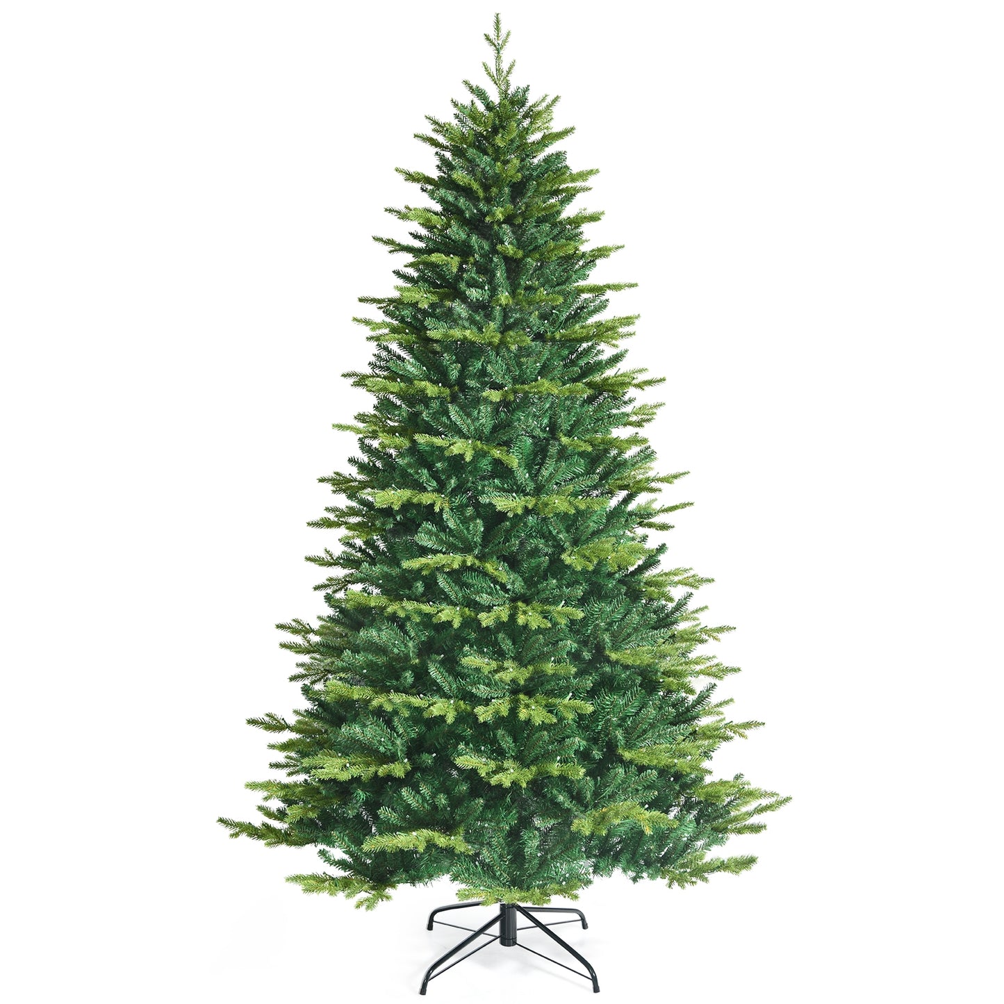 Pre-lit Artificial Hinged Christmas Tree with APP Controlled LED Lights-6 ft - 8 Ft