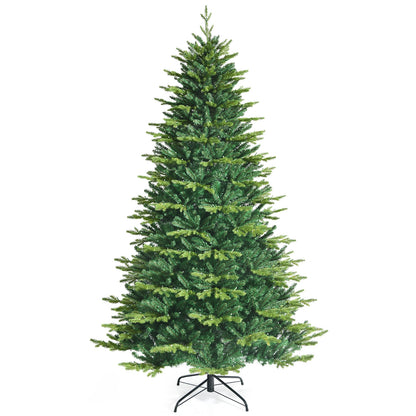 Pre-lit Artificial Hinged Christmas Tree with APP Controlled LED Lights-6 ft - 8 Ft