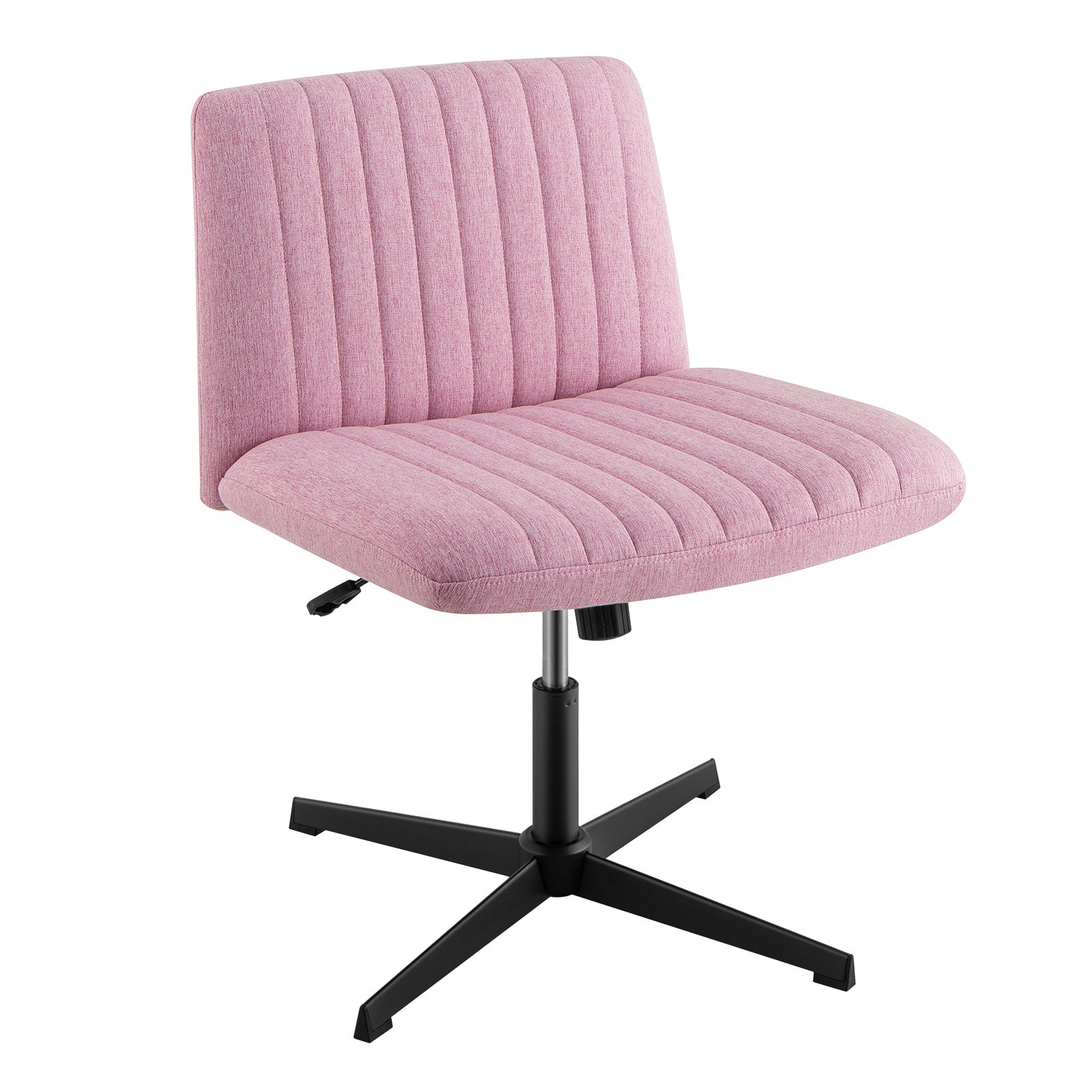 Criss Cross Legged Chair No Wheels 120¬∞ Rocking Adjustable Height-Pink