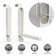 2Pcs Over Door Foldable Hanger Hooks