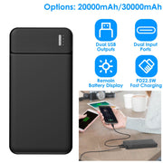 20000mAh PD22.5W Portable Power Bank