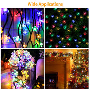 2Pcs Solar Powered String Lights