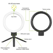 9" Dimmable LED Ring Light Tripod