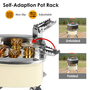 13,000W Windproof 5-Head Camping Gas Stove