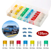 120Pcs Mini Auto Blade Fuse