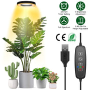 Plant Grow Light LED Full Spectrum Circle Growing Lamp