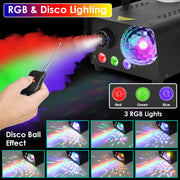 RGB Fog Machine 600W with Remote