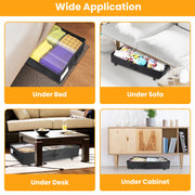 2Pcs Under Bed Storage Container