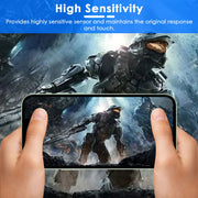 2Pcs HD Clear Screen Protectors Tempered Glass Film Full Coverage Screen Protector Fit