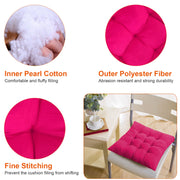 4Pcs Chair Cushion Pads Pillow